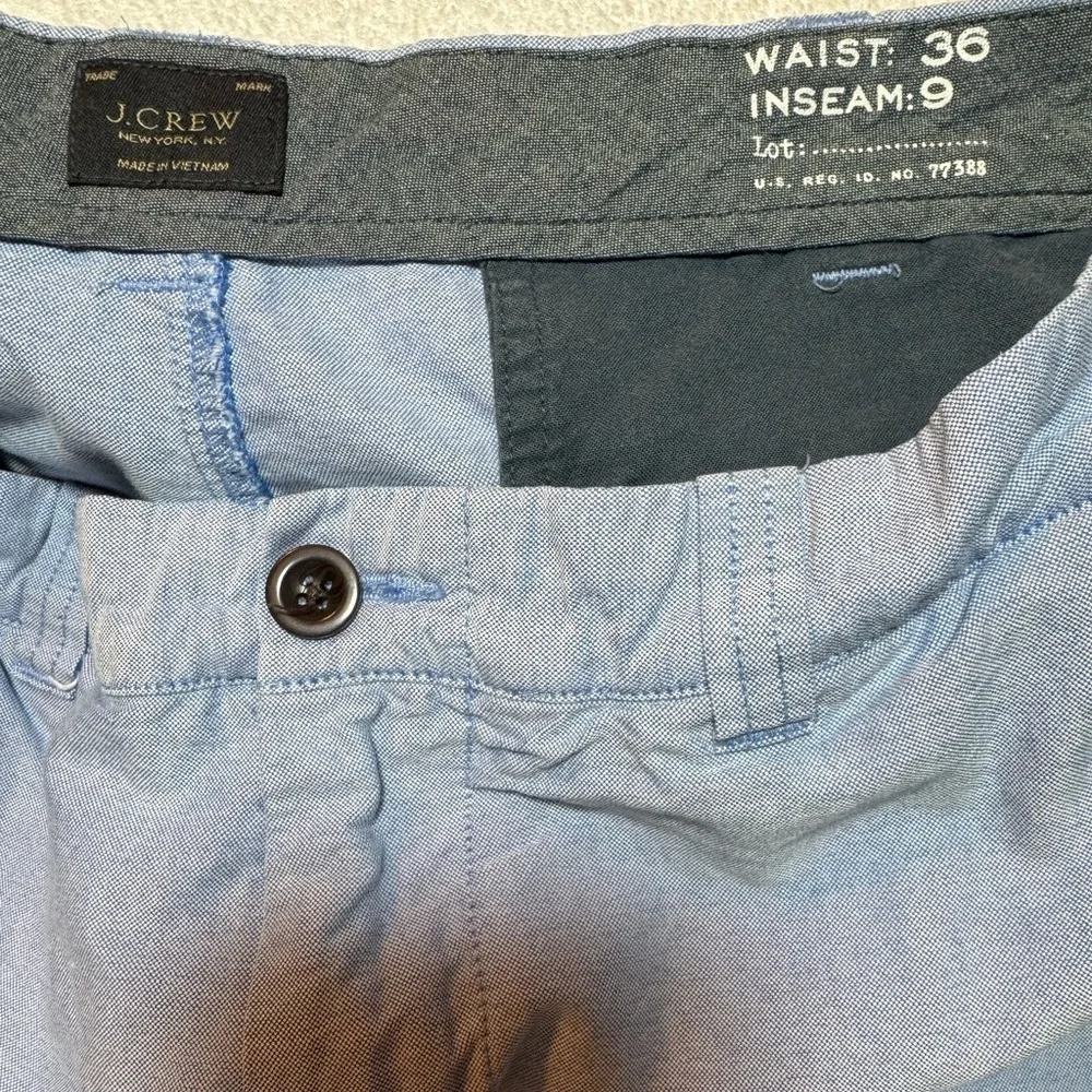 J Crew Mens Cotton Shorts size 36 x 9